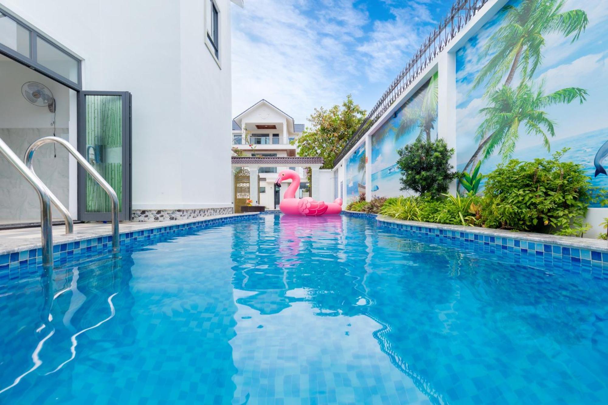 וונג טאו Hoang My Villa - 12 Phong Ngu - Free Bida Karaoke Thang May מראה חיצוני תמונה